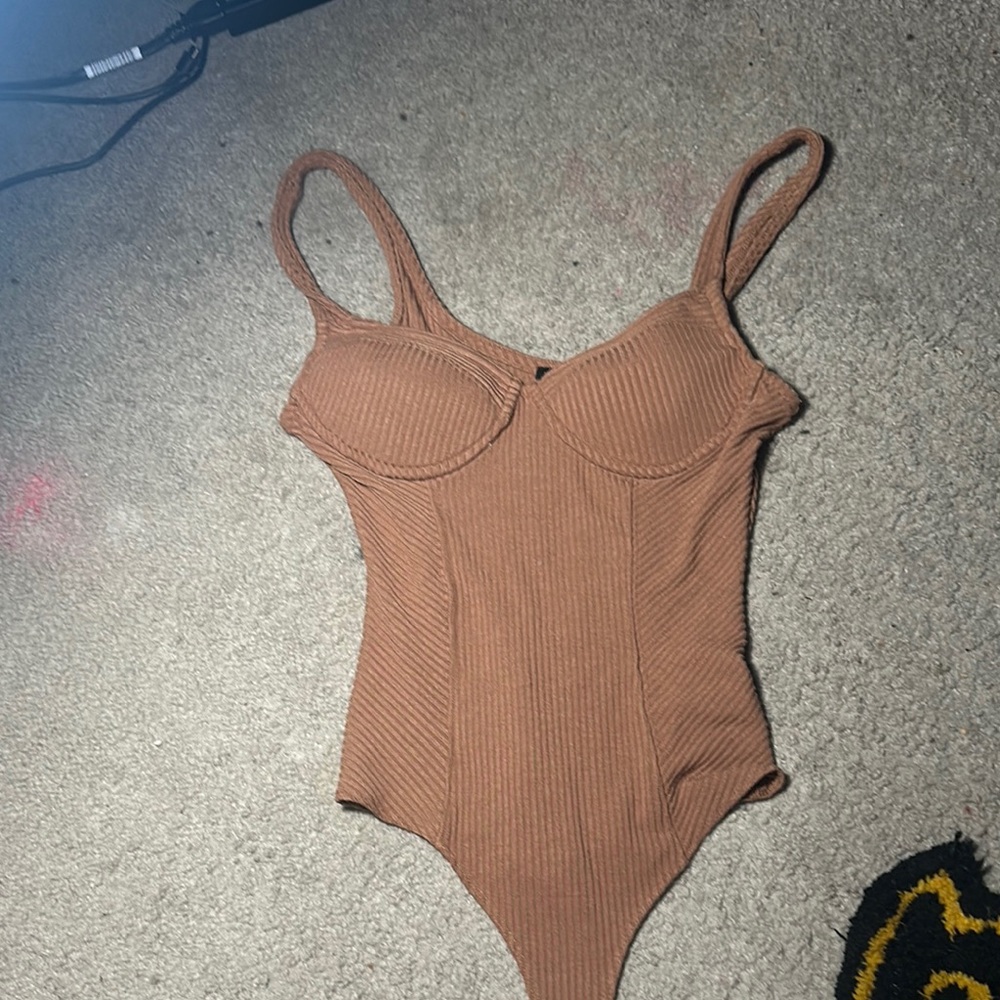 Juniors Brown One Piece body suit